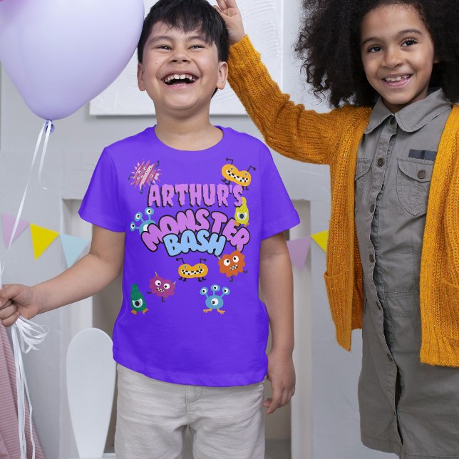 Monster Bash Kids Halloween-Party Outfit Alien T-Shirt (Von Creator hochgeladen)
