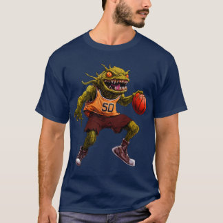 Monster Basketball Spieler / Basketball Monster T- T-Shirt