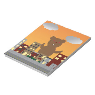 Monster Bear Notepad Notizblock