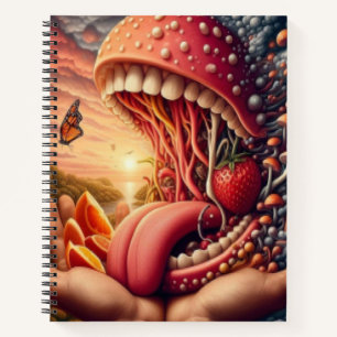Monster Big Mund Notizbuch