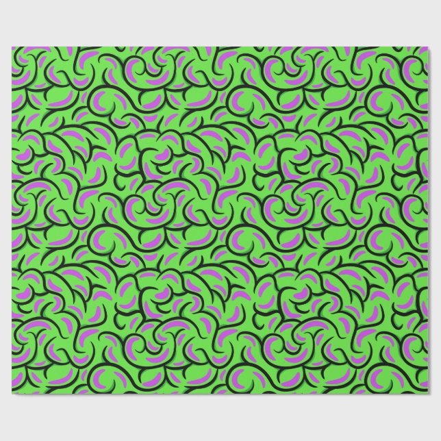 Monster Brain Geschenkpapier (Flach)