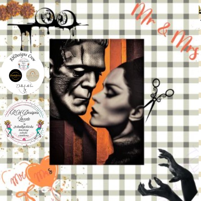 Monster & Bride Gothic Monster Seidenpapier (Von Creator hochgeladen)