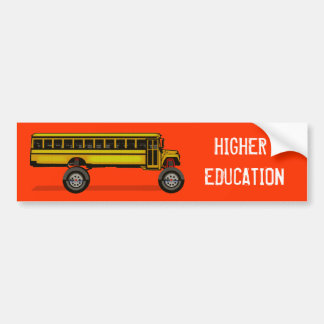 Monster-Bus, HÖHERE BILDUNG Autoaufkleber