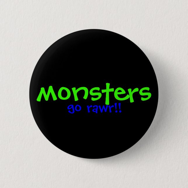 Monster!! Button (Vorderseite)