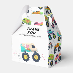 Monster-Car-Trucks Geburtstags-Dankeschön Geschenkschachtel