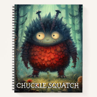 Monster-Chaos...Kicher-Sasquatch Notizbuch