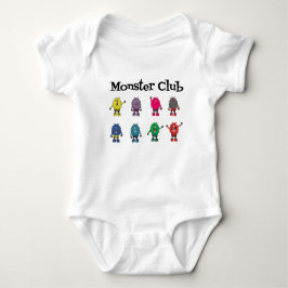 Monster Club Baby Body Anzug Baby Strampler