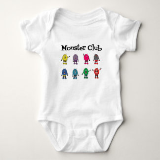 Monster Club Baby Body Anzug Baby Strampler