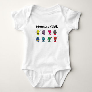 Monster Club Baby Body Anzug Strampler