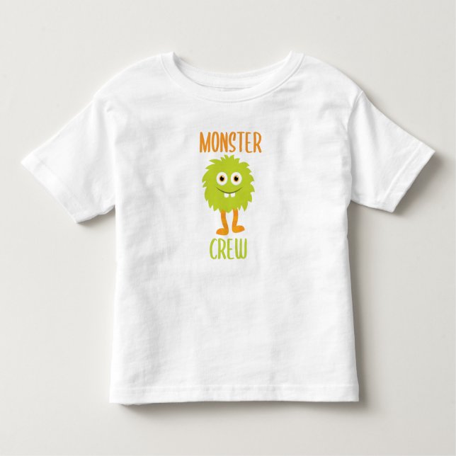 Monster-Crew // Niedliches Monster Kleinkind T-shirt (Vorderseite)