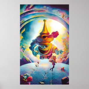 Monster des neuen Party Poster