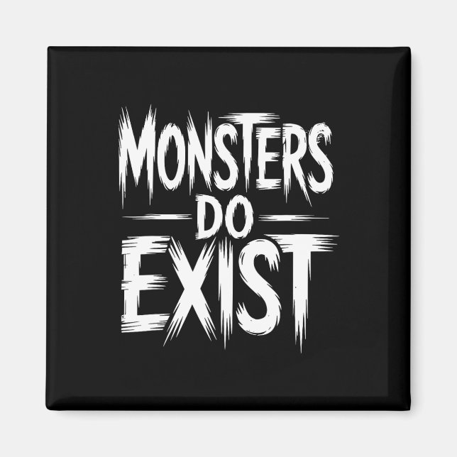 Monster existieren wirklich Workout Horror Hallowe Magnet (Vorne)