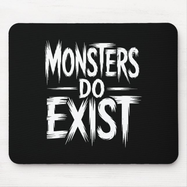 Monster existieren Workout Horror Halloween Mousepad (Vorne)