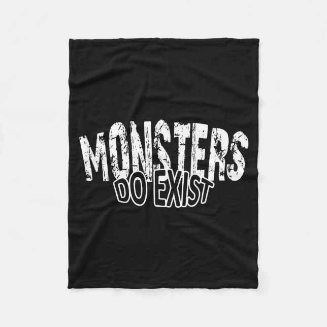 Monster Existieren Workout Retro Eisen Illustratio Fleecedecke (Vorderseite)