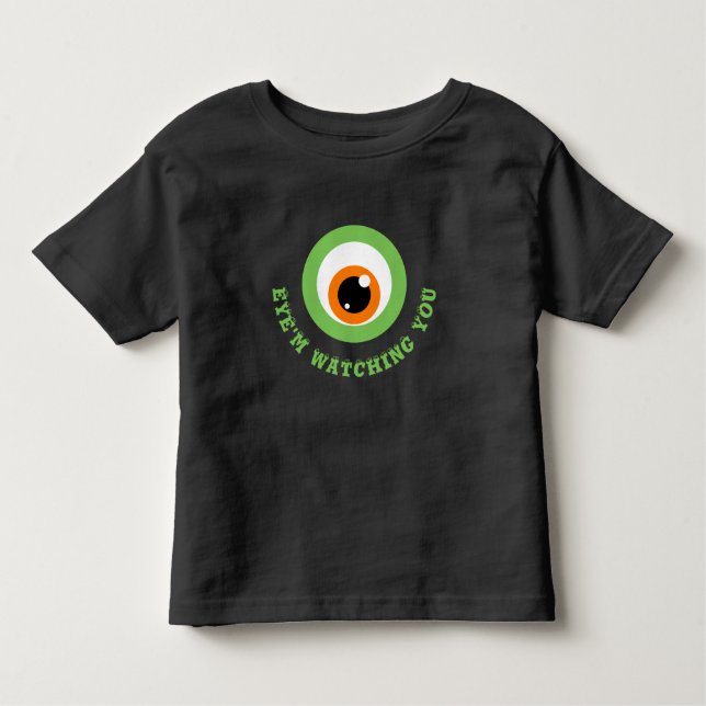 Monster Eye Puder Kleinkind T - Shirt (Vorderseite)