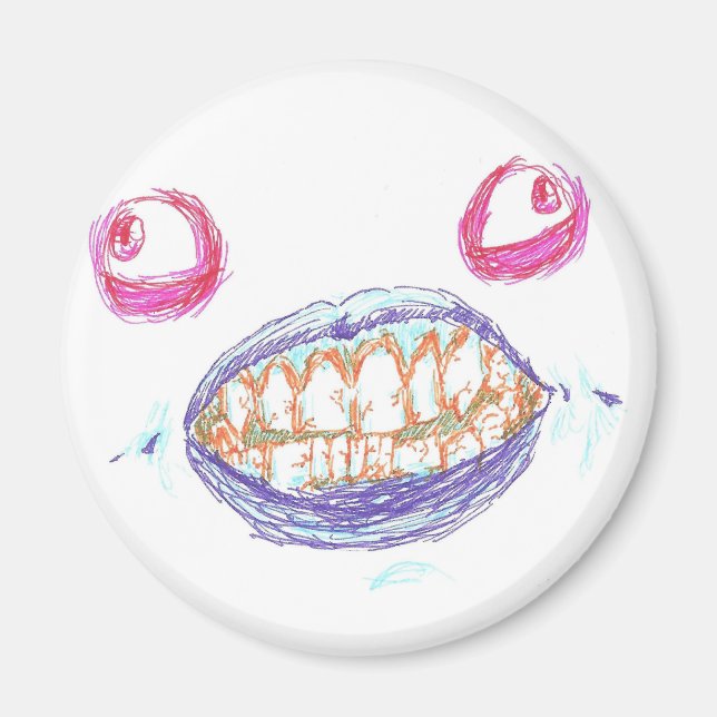 Monster Face Magnet (Vorne)