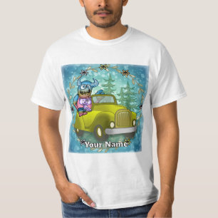 Monster fährt Auto T-Shirt