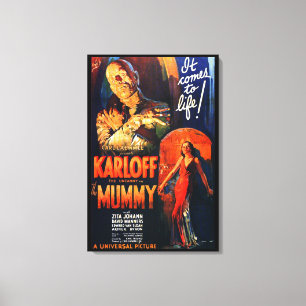Monster-Filmplakat Die Mumie Leinwanddruck