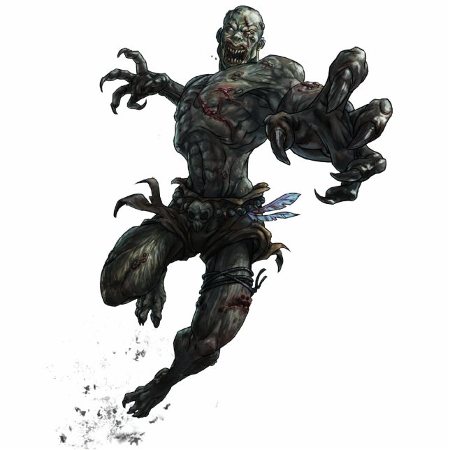 Monster-Foto-Skulptur - Ghast Freistehende Fotoskulptur (Vorne)