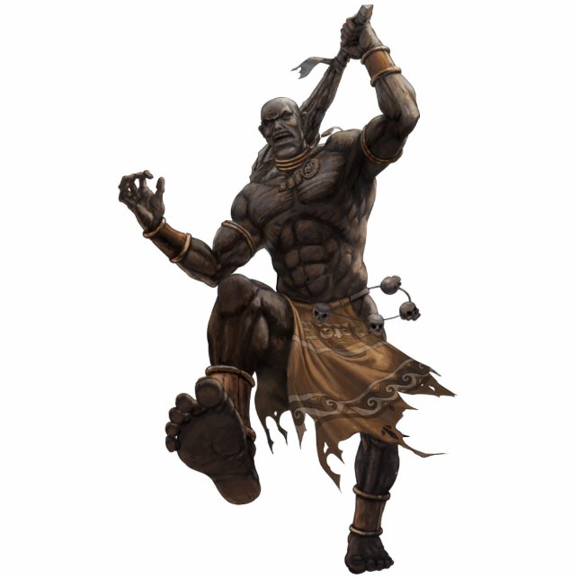 Monster-Foto-Skulptur - Steinriese Freistehende Fotoskulptur (Vorne)