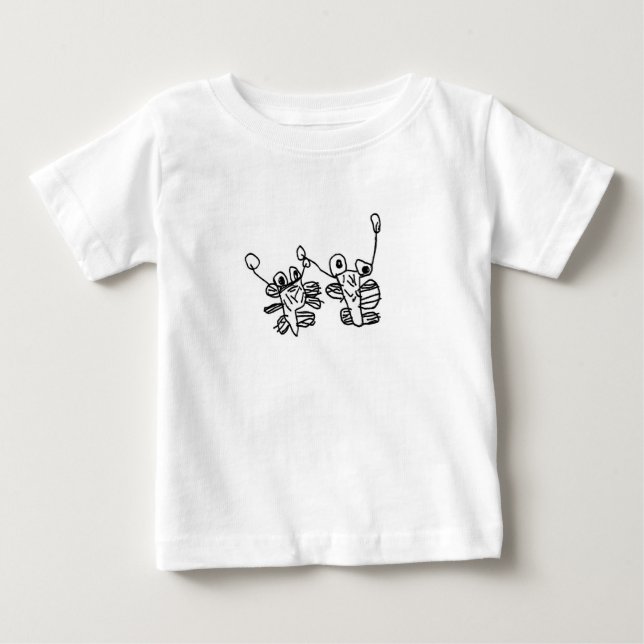 Monster-Freunde Baby T-shirt (Vorderseite)