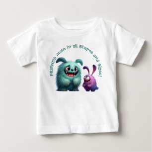 Monster Friends: Suzi & Bob Baby T-shirt