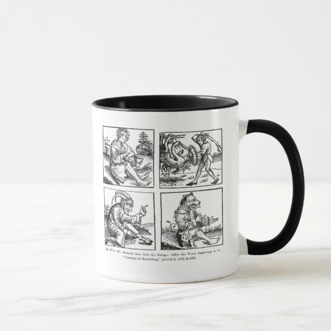 Monster geboren von der Überschwemmung Tasse (Rechts)