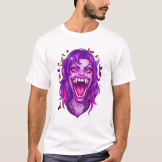 Monster Gesicht T-Shirt