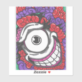 Monster Grin für Soul Vinyl Aufkleber