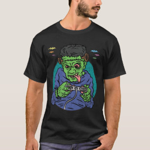 Monster Halloween Costume Gaming Video-Spiel Contr T-Shirt