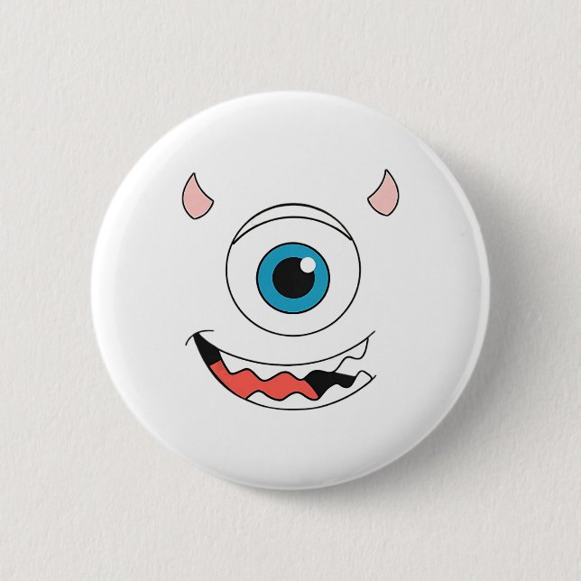 Monster Halloween Costume Monsters Universität Fam Button (Vorderseite)