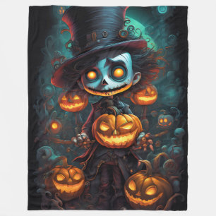 Monster Halloween Fleecedecke