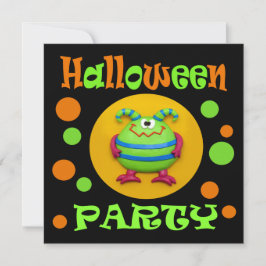 Monster-Halloween-Party Einladung