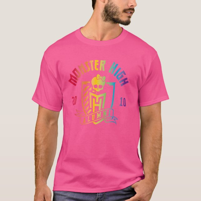 Monster Hoch - Alumni Pride Wappen T-Shirt (Vorderseite)