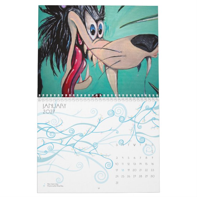 Monster, Höhlen und Umbauten 2012 12-monatiger Kalender (Jan 2027)