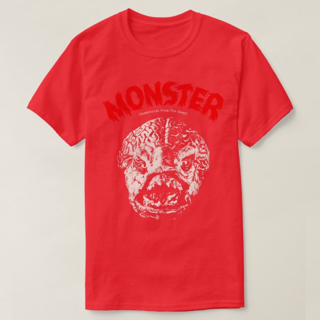 Monster Humanoids aus dem Film "Deep Horror" T-Shirt (Design vorne)