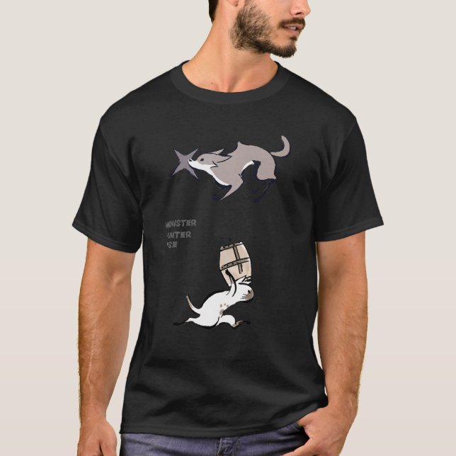 Monster Hunter Rise Palico&palamute T-Shirt (Vorderseite)