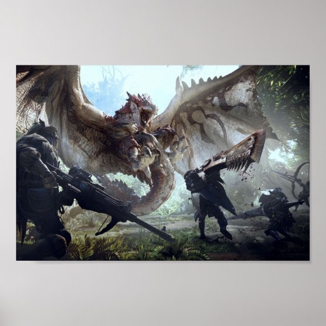 Monster Hunter World Rathalos Poster (Vorne)