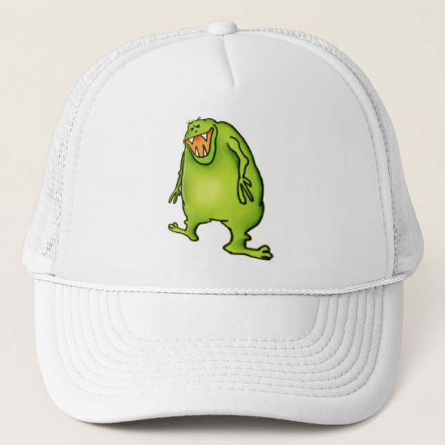 Monster-Hut lachen Truckerkappe (Vorderseite)