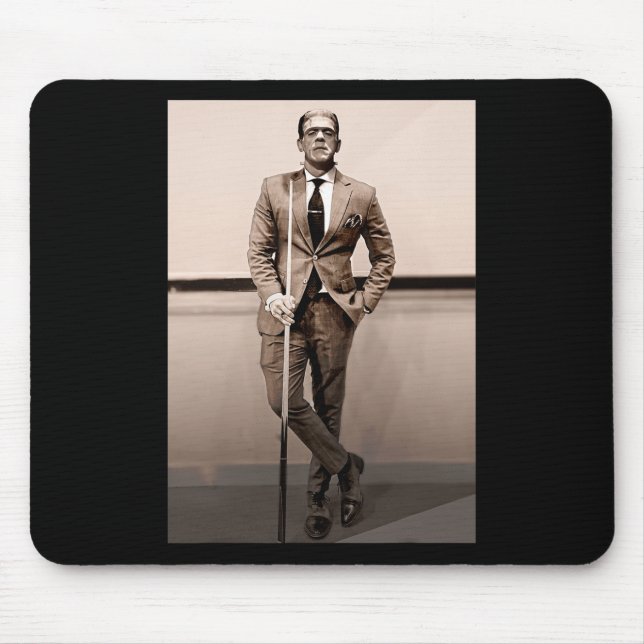 Monster im Anzug Halloween-Kostüme Mousepad (Vorne)