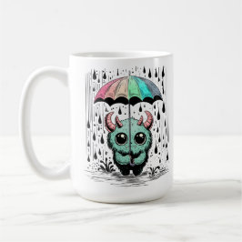 Monster im Regen Kaffeetasse