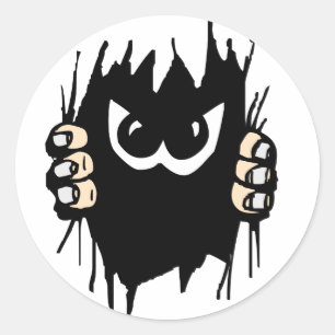 Monster in meinem Aufkleber