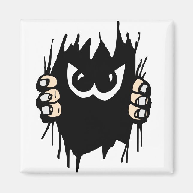 Monster in meinem Magneten! Magnet (Vorne)