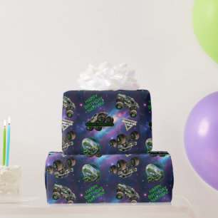 Monster Jam - Alien Invasion Geburtstag Geschenkpapier