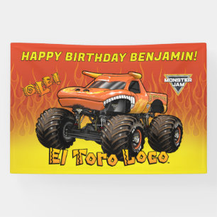 Monster Jam - El Toro Loco Geburtstag Banner