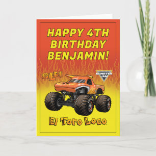 Monster Jam - El Toro Loco Geburtstag Karte