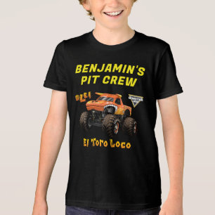 Monster Jam - El Toro Loco Geburtstags-Pit-Crew Tri-Blend Shirt