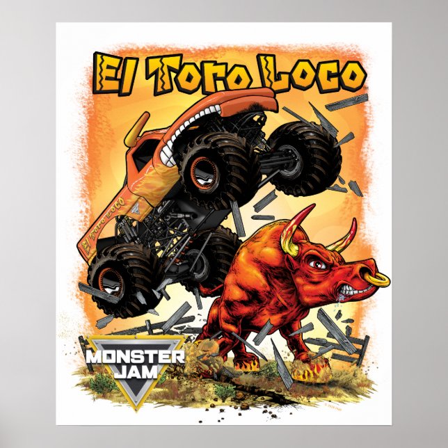 Monster Jam El Toro Loco Poster (Vorne)