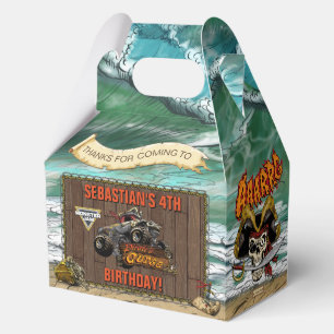 Monster Jam - Fluch des Piraten Geburtstag Geschenkschachtel