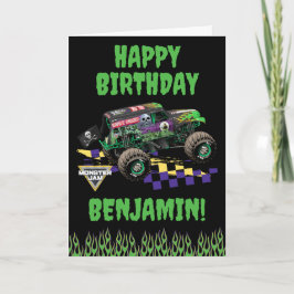 Monster Jam Grave Digger Alles Gute zum Geburtstag Karte